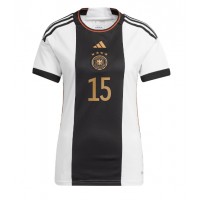 Germany Niklas Sule #15 Replica Home Shirt Ladies World Cup 2022 Short Sleeve